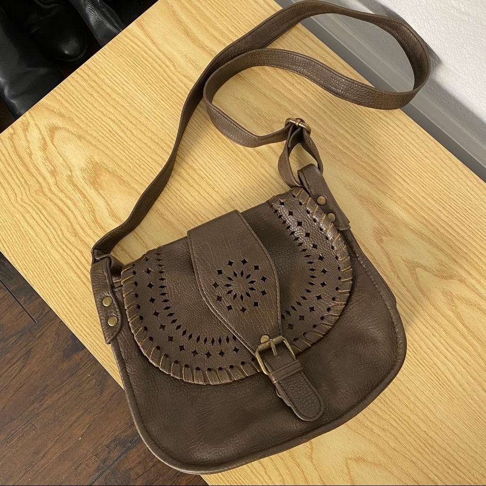 Mossimo Brown Boho Crossbody Bag